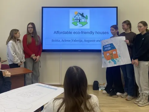 Svečiuose mokiniai iš Estijos Tartu Raatuse Kool mokyklos, nuotrauka 37