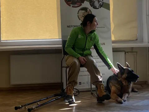 Svečiuose Ajana ir šuo-vedlė Mulana, nuotrauka 7