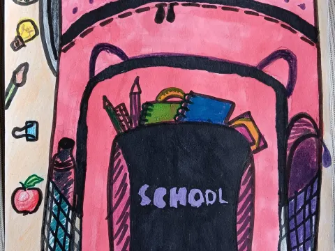 I-oji vieta anglų kalbos konkurse „My school Bag”, nuotrauka 8