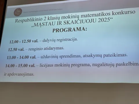 Respublikinė antrų klasių matematikos olimpiada, nuotrauka 3