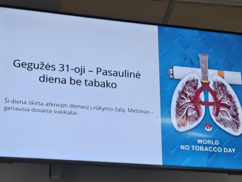 Pasaulinės dienos be tabako minėjimo veiklos, nuotrauka 16