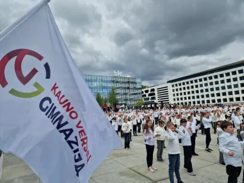 Festivalio „Japonijos dienos Kaune WA 2025“ Japoniško šokio „Suka-Dokkoi“ flashmob‘o akimirkos!, nuotrauka 2
