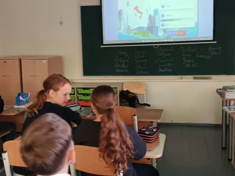 Europos kalbų dienos minėjimas Kauno Veršvų gimnazijos pradinėse klasėse, nuotrauka 9