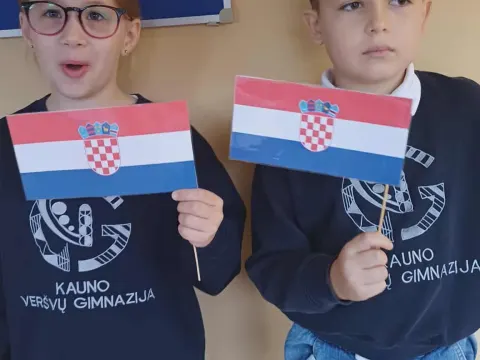 Europos kalbų dienos minėjimas Kauno Veršvų gimnazijos pradinėse klasėse, nuotrauka 12