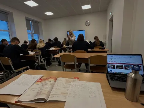 Darbo stebėsena gimnazijoje – svečiai iš Italijos (KA122), nuotrauka 3