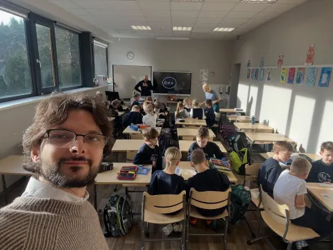 Darbo stebėsena gimnazijoje – svečiai iš Italijos (KA122), nuotrauka 2
