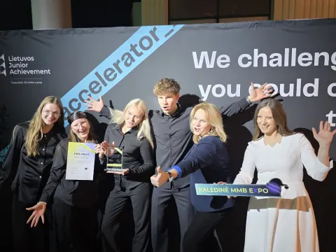 Kauno Veršvų gimnazijos mokiniai – „Startuolių džiunglėse“ Vilniuje, nuotrauka 1