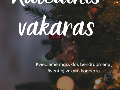 Kviečiame gimnazijos bendruomenę į šventinį koncertą, nuotrauka 1