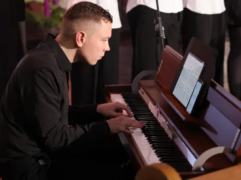 Kauno Veršvų gimnazijos koncertas – „Kalėdinis vakaras“, nuotrauka 12