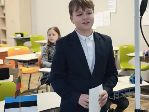 Virtualus susitikimas su moksleiviais iš Tartu Raatuse mokyklos, nuotrauka 6