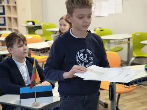 Virtualus susitikimas su moksleiviais iš Tartu Raatuse mokyklos, nuotrauka 4