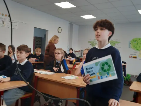 Virtualus susitikimas su moksleiviais iš Tartu Raatuse mokyklos, nuotrauka 19