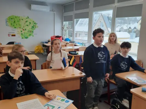 Virtualus susitikimas su moksleiviais iš Tartu Raatuse mokyklos, nuotrauka 18