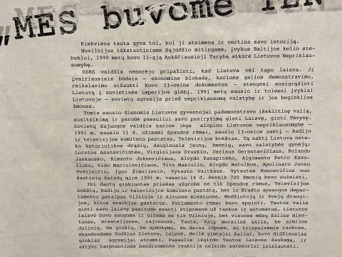 Laisvės gynėjų dienos 35-metis, nuotrauka 2