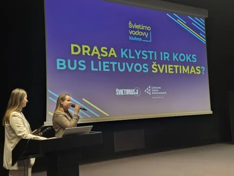 Gimnazijos direktoriaus Žilvino Damijonaičio patirtis Švietimo vadovų klubo mokymuose, nuotrauka 4