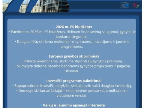 MEPA lapkričio mėnesio naujienos, nuotrauka 1