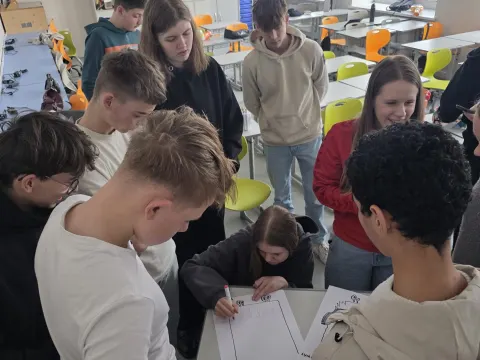 Svečiuose – mokiniai iš Vokietijos, nuotrauka 3