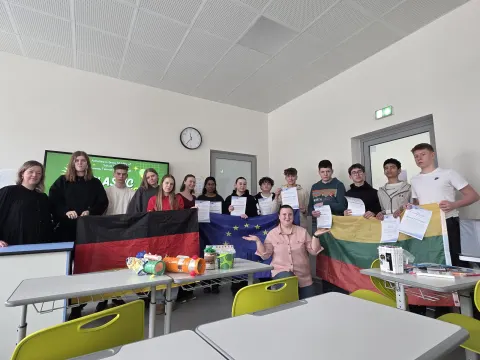 Svečiuose – mokiniai iš Vokietijos, nuotrauka 4