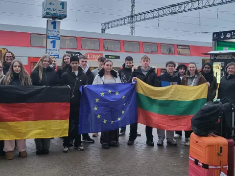 Svečiuose – mokiniai iš Vokietijos, nuotrauka 6