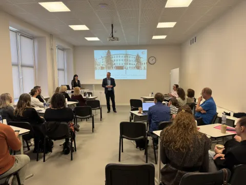Šiaurės šalių delegacijos vizitas Kauno Veršvų gimnazijoje, nuotrauka 1