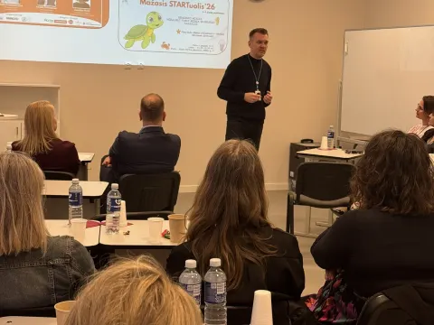 Šiaurės šalių delegacijos vizitas Kauno Veršvų gimnazijoje, nuotrauka 4
