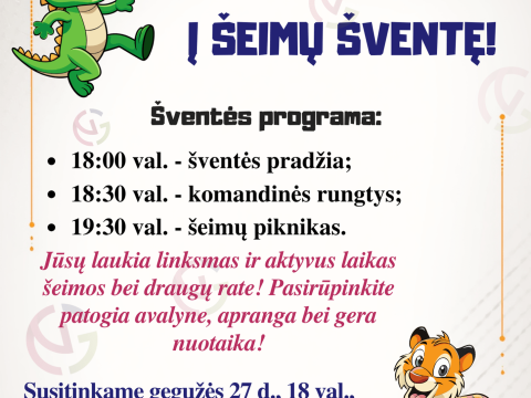 Kviečiame į šeimų šventę!, nuotrauka 1