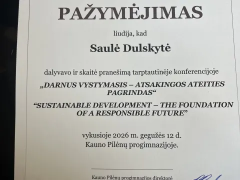 MEPA jaunosios ambasadorės dalyvavo tarptautinėje konferencijoje, nuotrauka 2