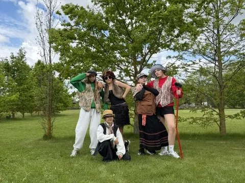 Teatro studijos projekto ,,Žmogus tarp žmonių” stovyklos antra diena, nuotrauka 12