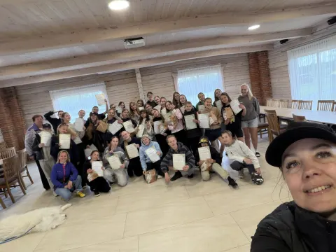 Teatro studijos projekto ,,Žmogus tarp žmonių” stovyklos trečia diena, nuotrauka 2