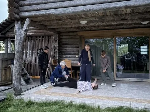 Teatro studijos projekto ,,Žmogus tarp žmonių” stovyklos antra diena, nuotrauka 1