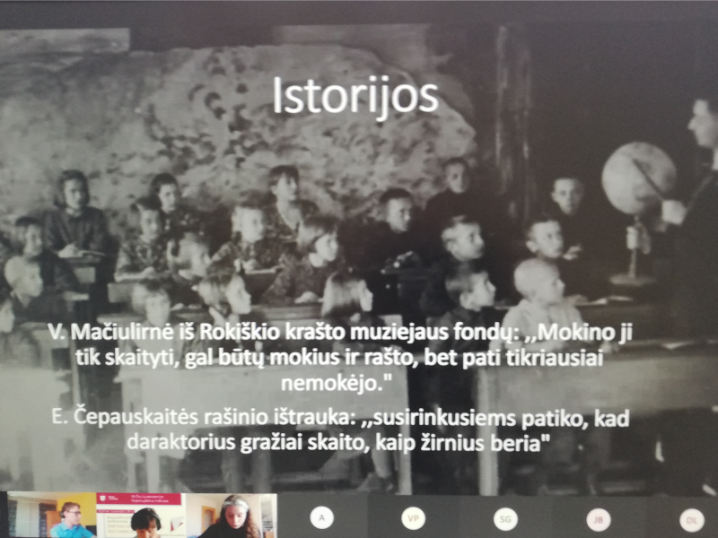 Respublikinė 8 – 12 klasių mokinių istorijos konferencija „Švietimo istorija Lietuvoje: nuo kaimo iki miesto”