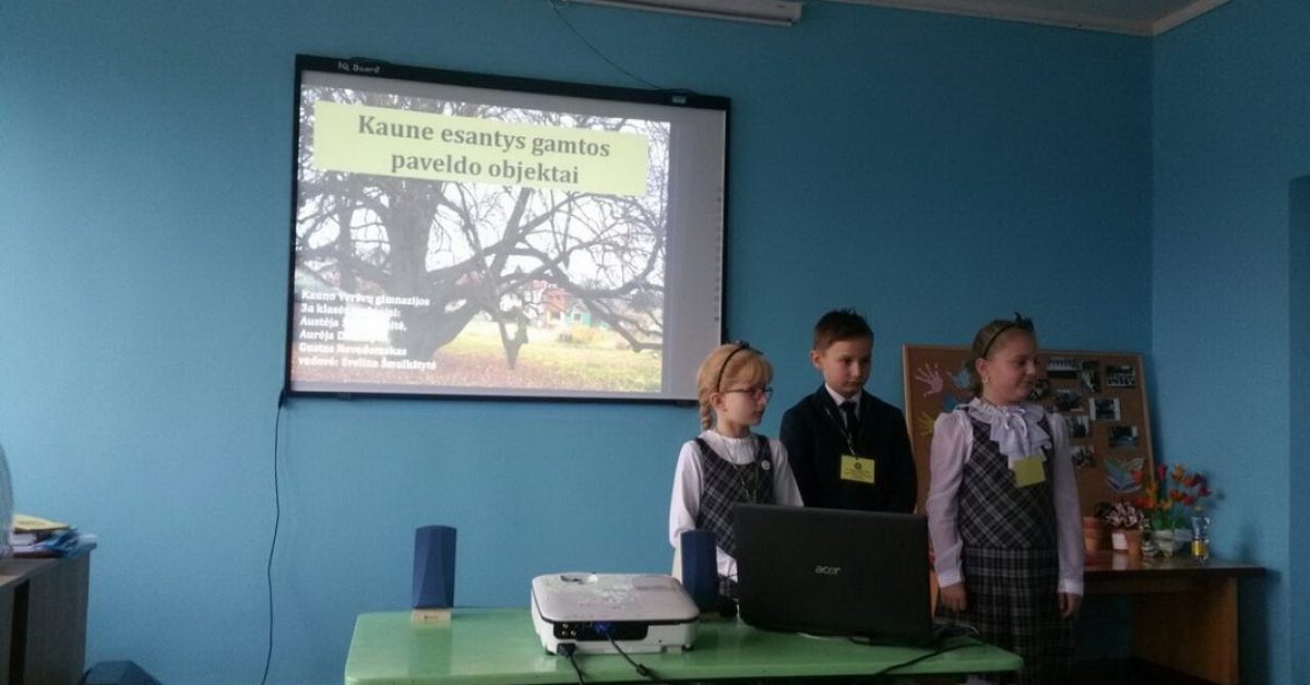 Kauno miesto mokinių tiriamųjų darbų konferencija ,,Pamilti gamtą per jos pažinimą”